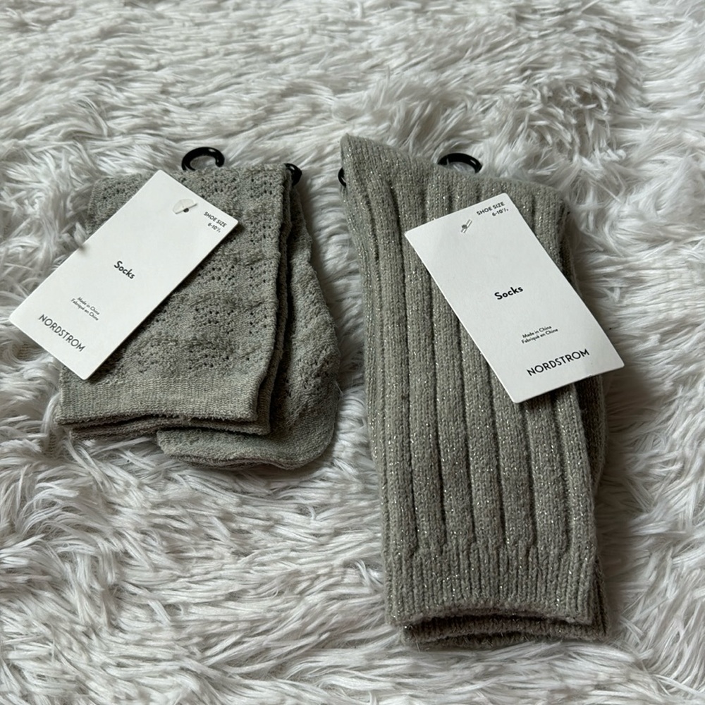 (2) Nordstrom socks